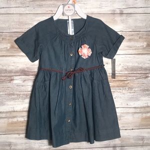 NWT- Carter’s Button Down Jean Dress